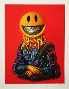 Mona Lisa Grin - Ron English - Pigment Print - Pop Art for Sale
