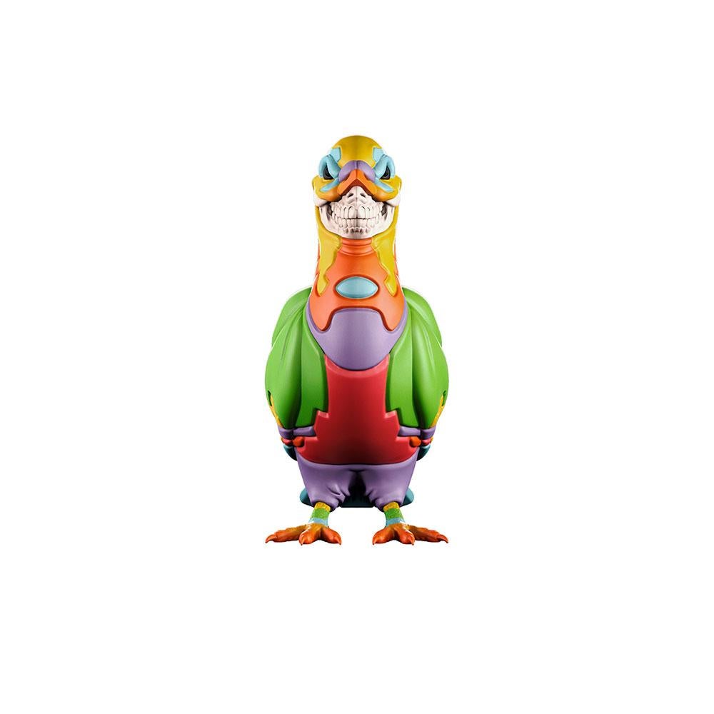 Colaboración con Staple Vinyl Escultura Pigeon Grin Ron English Rainbow Pop en venta 1