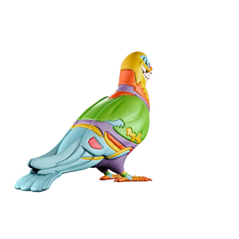 Collaboration with Staple Vinyl Pigeon Grin Sculpture Ron English Rainbow Pop  For Sale 2