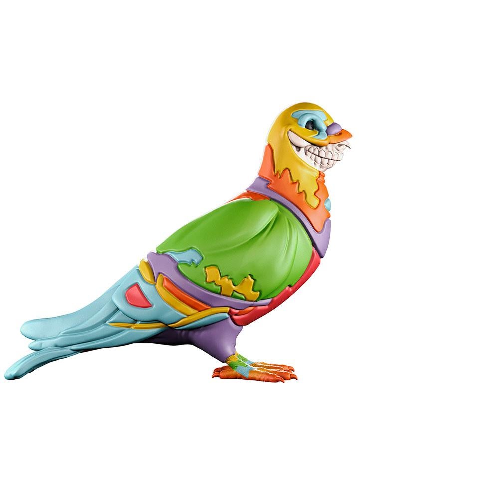Collaboration with Staple Vinyl Pigeon Grin Sculpture Ron English Rainbow Pop  For Sale 3
