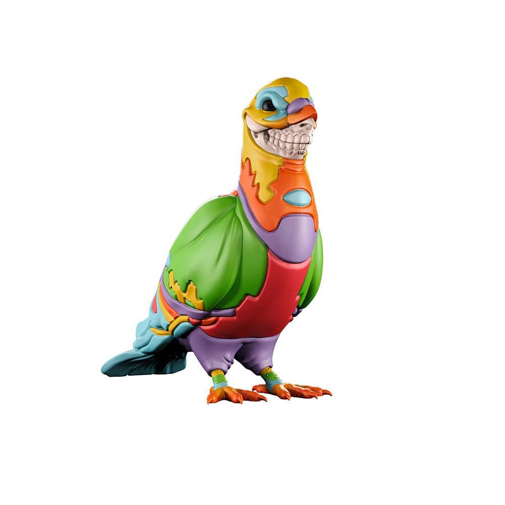 Colaboración con Staple Vinyl Escultura Pigeon Grin Ron English Rainbow Pop en venta 7
