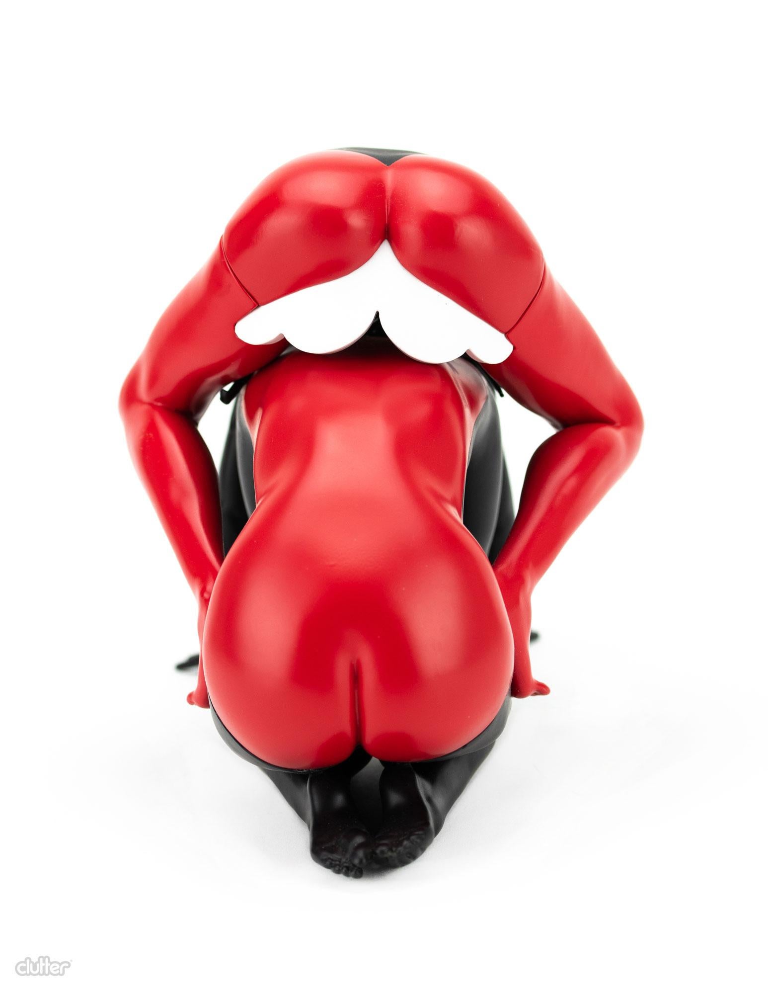 Ron English x Clutter – Lady Lips OG Colorway Vinyl Sculpture For Sale 4