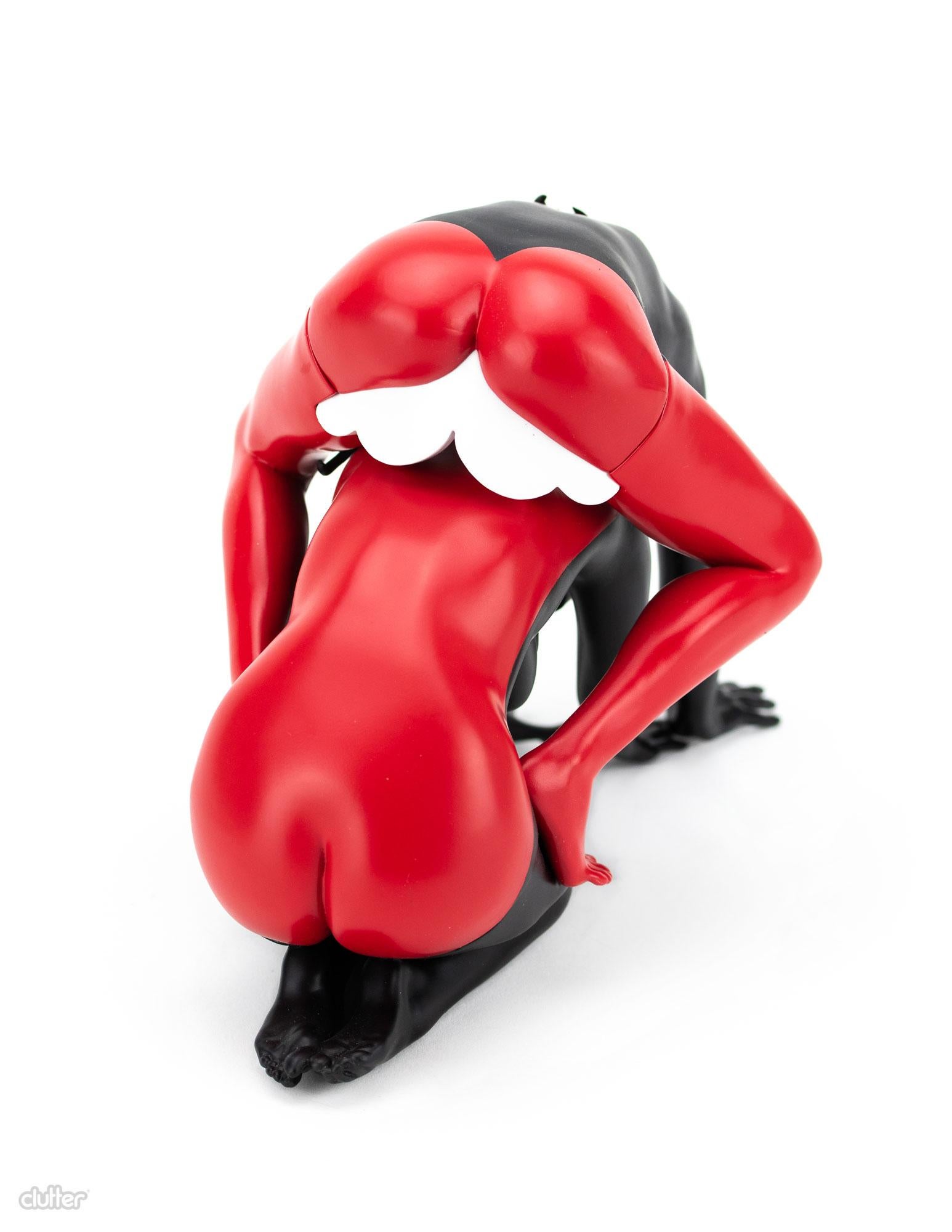 Ron English x Clutter - Escultura de vinilo Lady Lips OG Colorway en venta 5