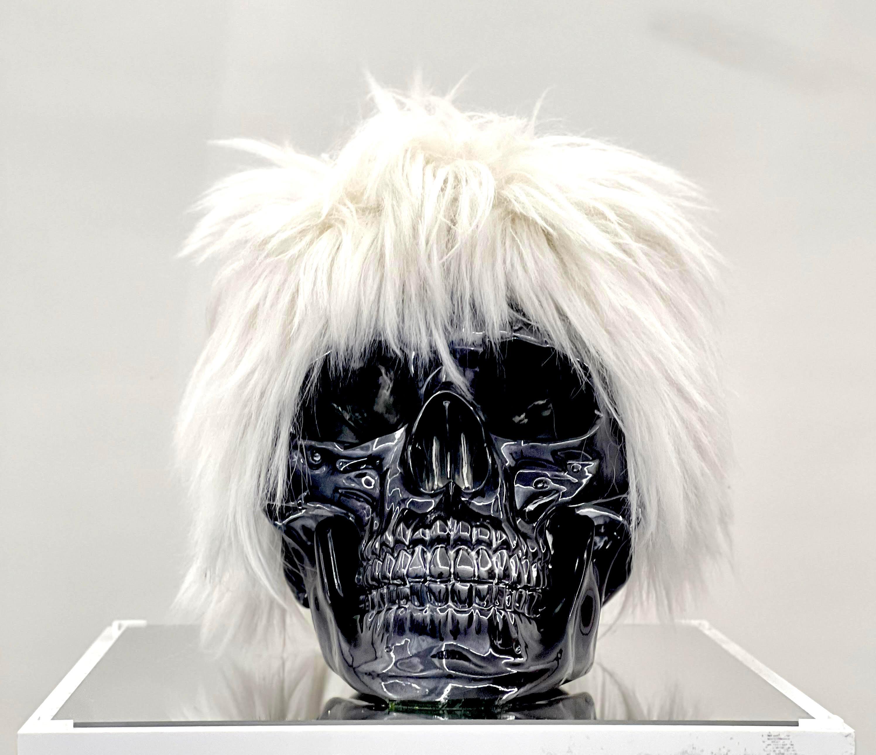 omaggio a Andy - Sculpture Pop Art di Ron English