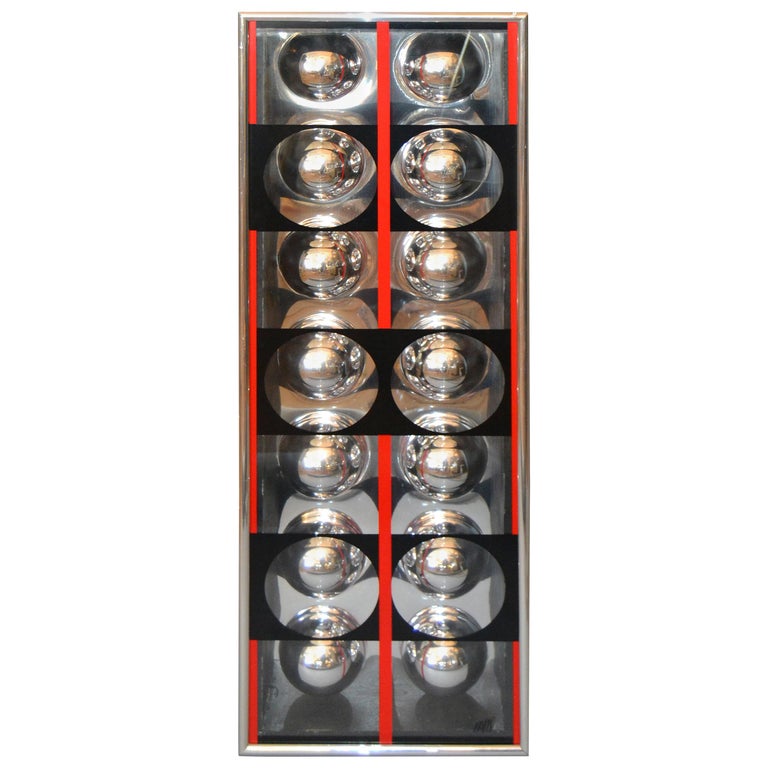 Ron Fritts Midcentury Mod Wall Art, Shadow Box, Op Art by RF Studios ...