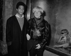 Andy Warhol y Jean-Michel Basquiat en Area, Nueva York
