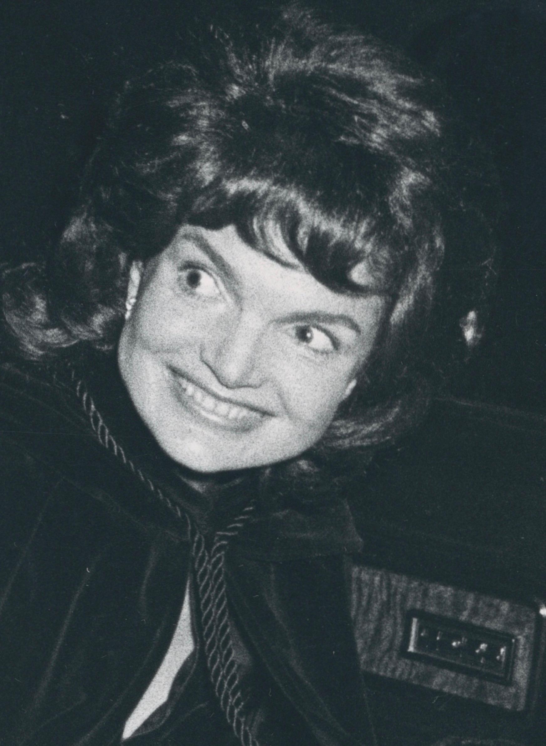 Jackie Kennedy, Schwarz-Weiß-Fotografie, ca. 1970er Jahre, 25,2 x 20,3 cm (Moderne), Art, von Ron Galella