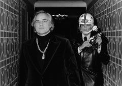 Marlon Brando and Ron Galella, New York