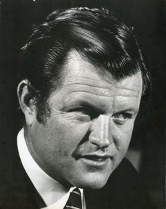 Vintage Portrait of Ted Kennedy - Press Photo by Ron Galella - 1960s