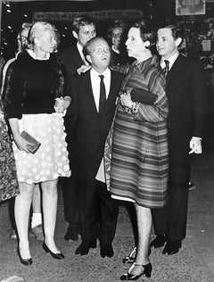 Premiere of "Trilogy" at the Arts Theatre. C.Z. Guest, Truman Capote, And Diana 