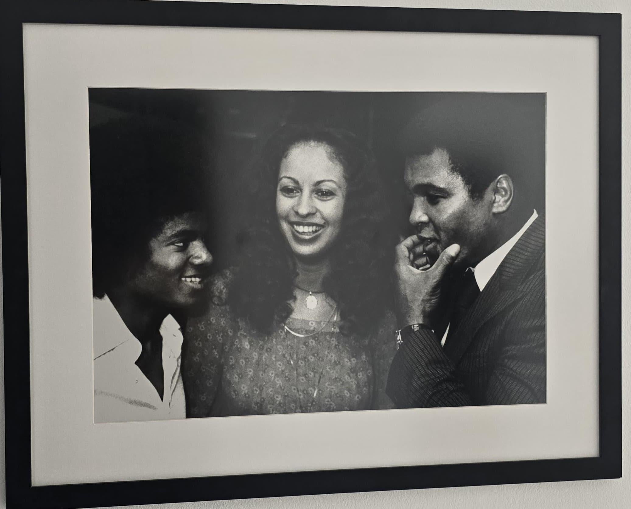 RON GALELLA - Michael Jackson and Muhammad Ali and wife, Veronica Parker Ali