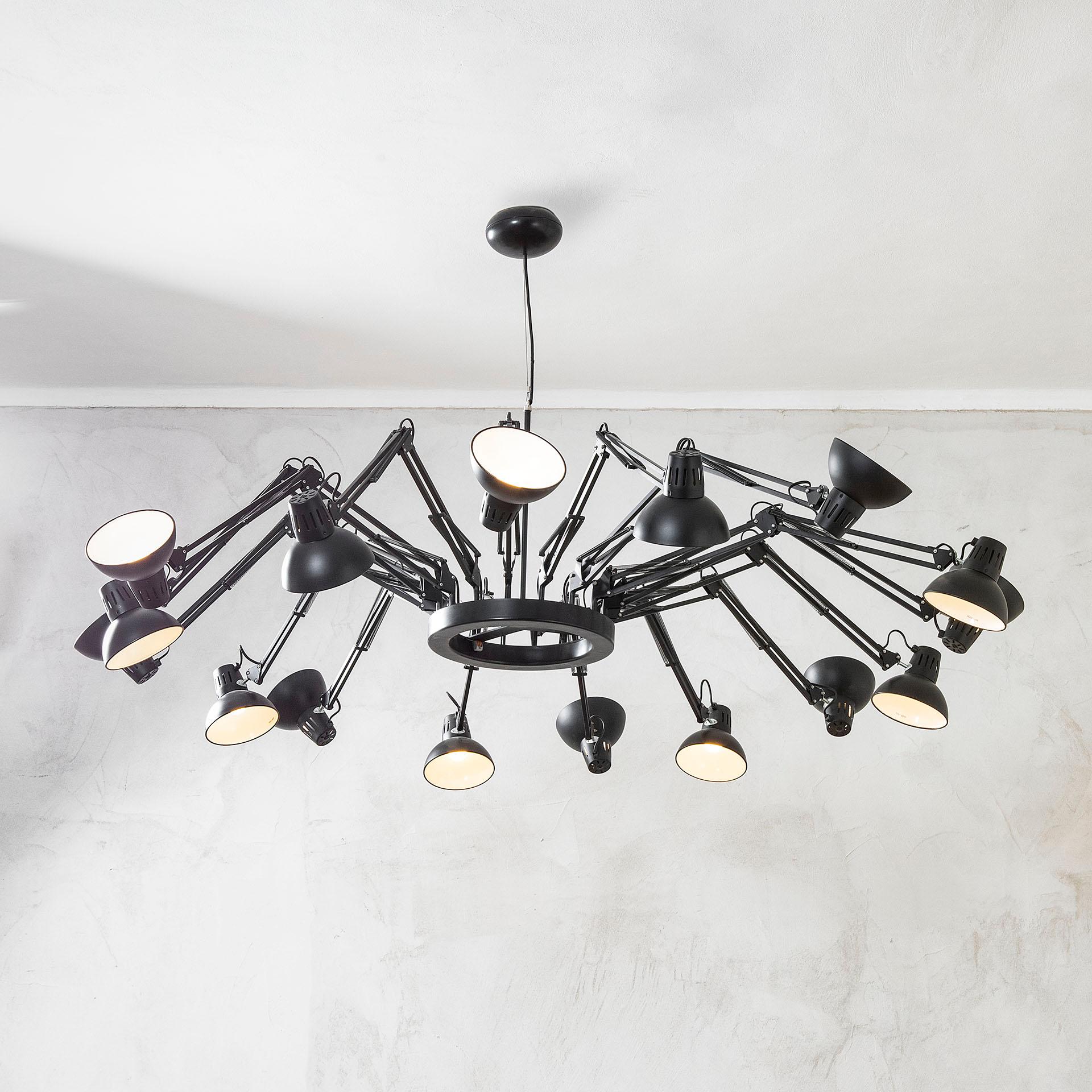 Modern Ron Gilad Chandelier Mod. Dear Ingo for Moooi with 16 Directional Diffusers For Sale