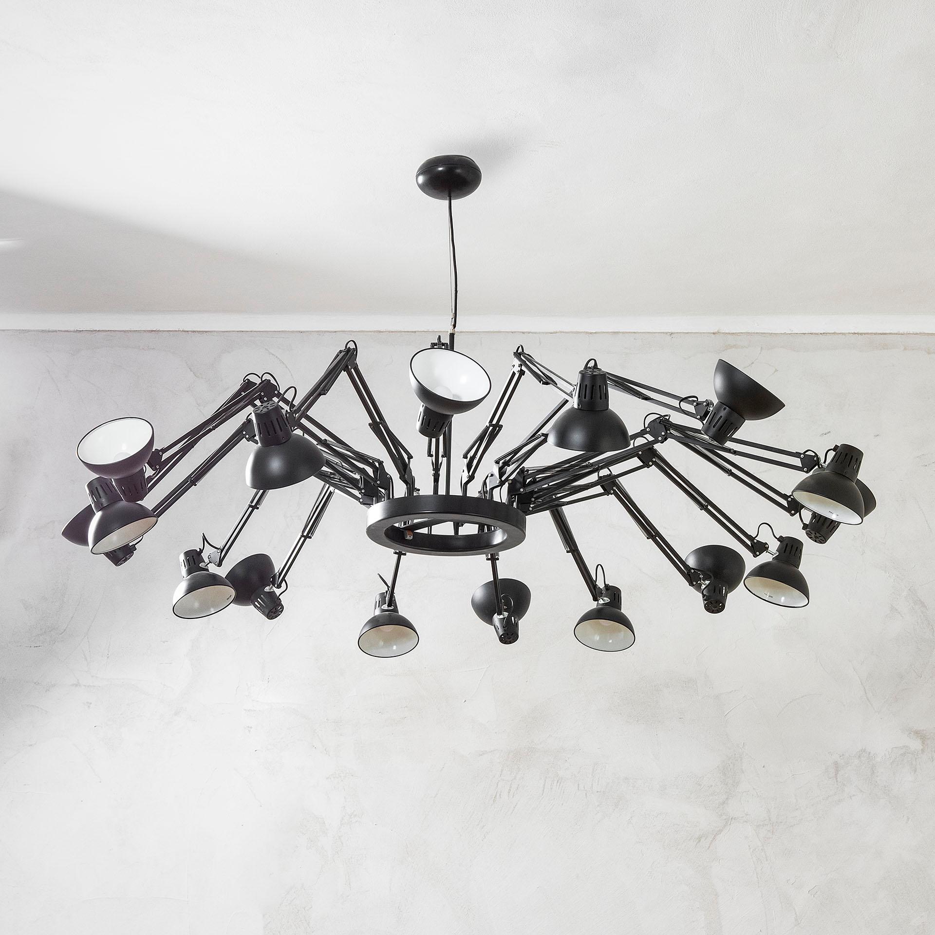 Dutch Ron Gilad Chandelier Mod. Dear Ingo for Moooi with 16 Directional Diffusers For Sale