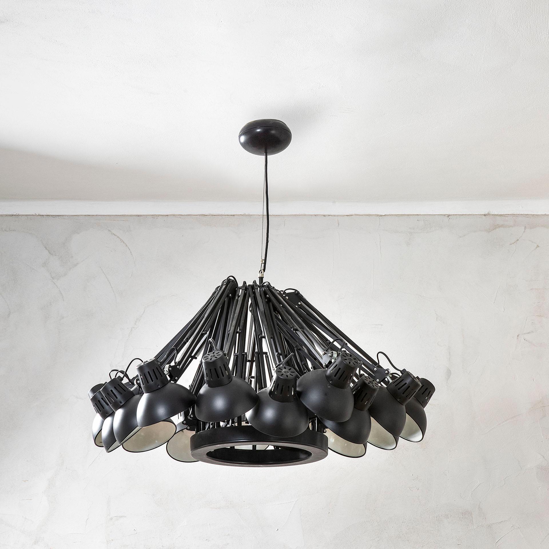 Ron Gilad Chandelier Mod. Dear Ingo for Moooi with 16 Directional Diffusers In Good Condition For Sale In Turin, Turin