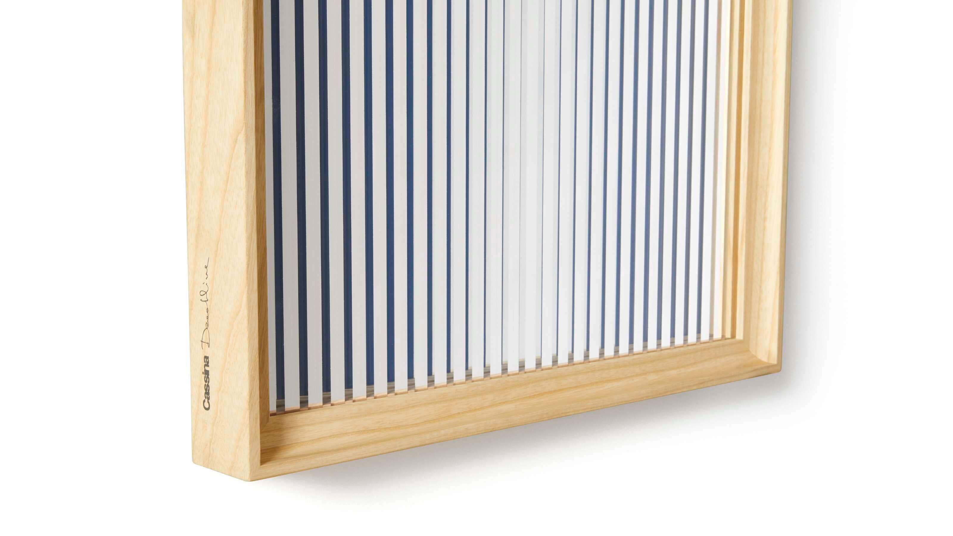 Mid-Century Modern Miroir Deadline bleu Ron Gilad pour Cassina en vente