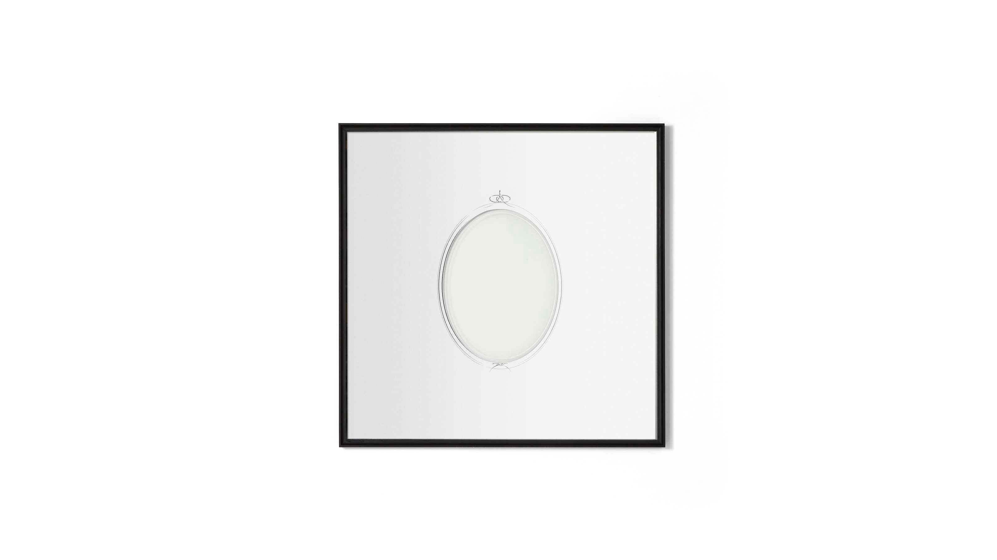 Glass Ron Gilad Deadline Mirror For Cassina For Sale