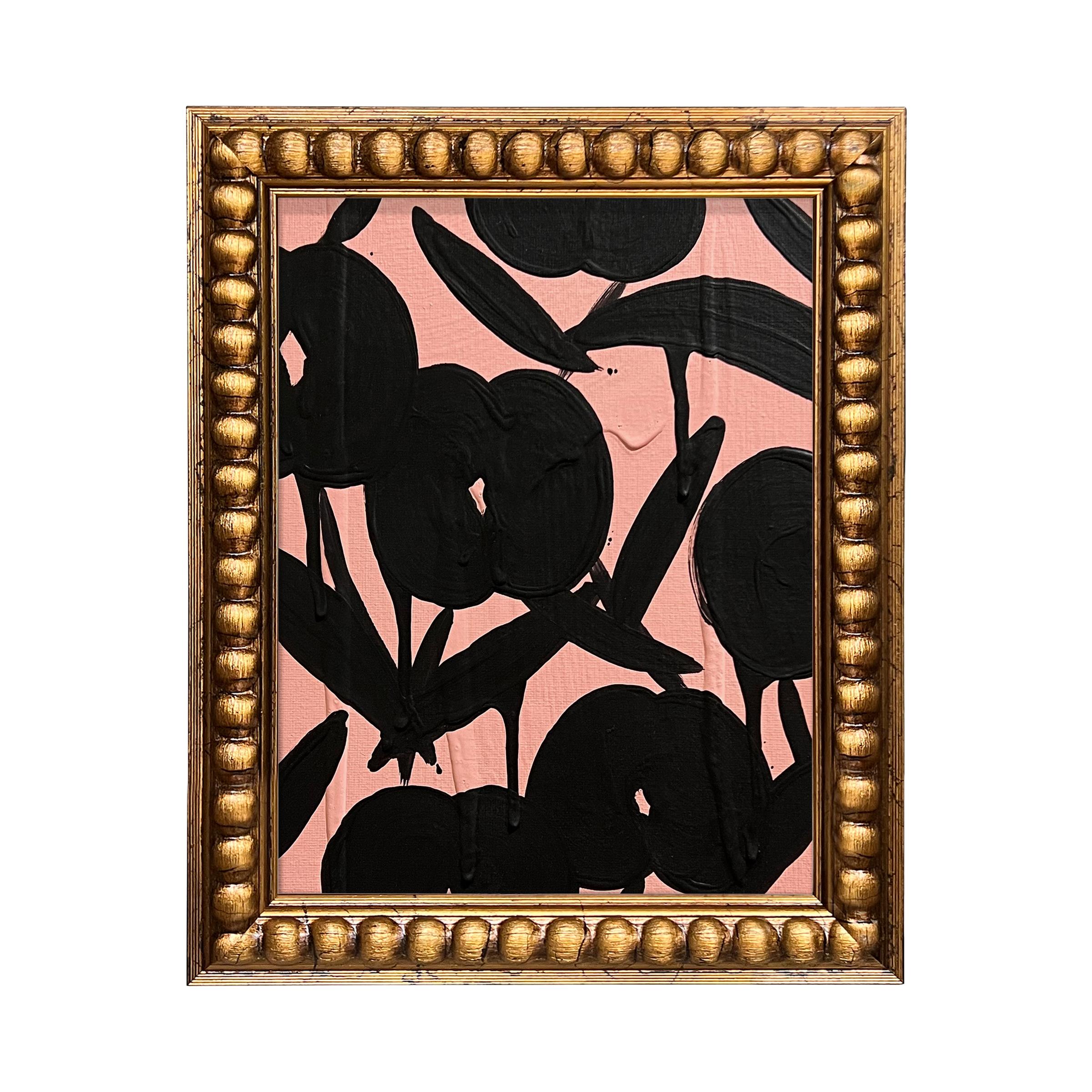 L'inspiration de Ron pour cette série vient de son amour pour les formes simples qui peuvent en dire plus que les mots. Graphique et audacieux. Chacune d'entre elles est peinte à la main à grands coups d'acrylique sur toile. Les couleurs se