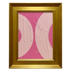 Ron Giusti Mini Wagasa Pink Light Pink Acrylic Painting