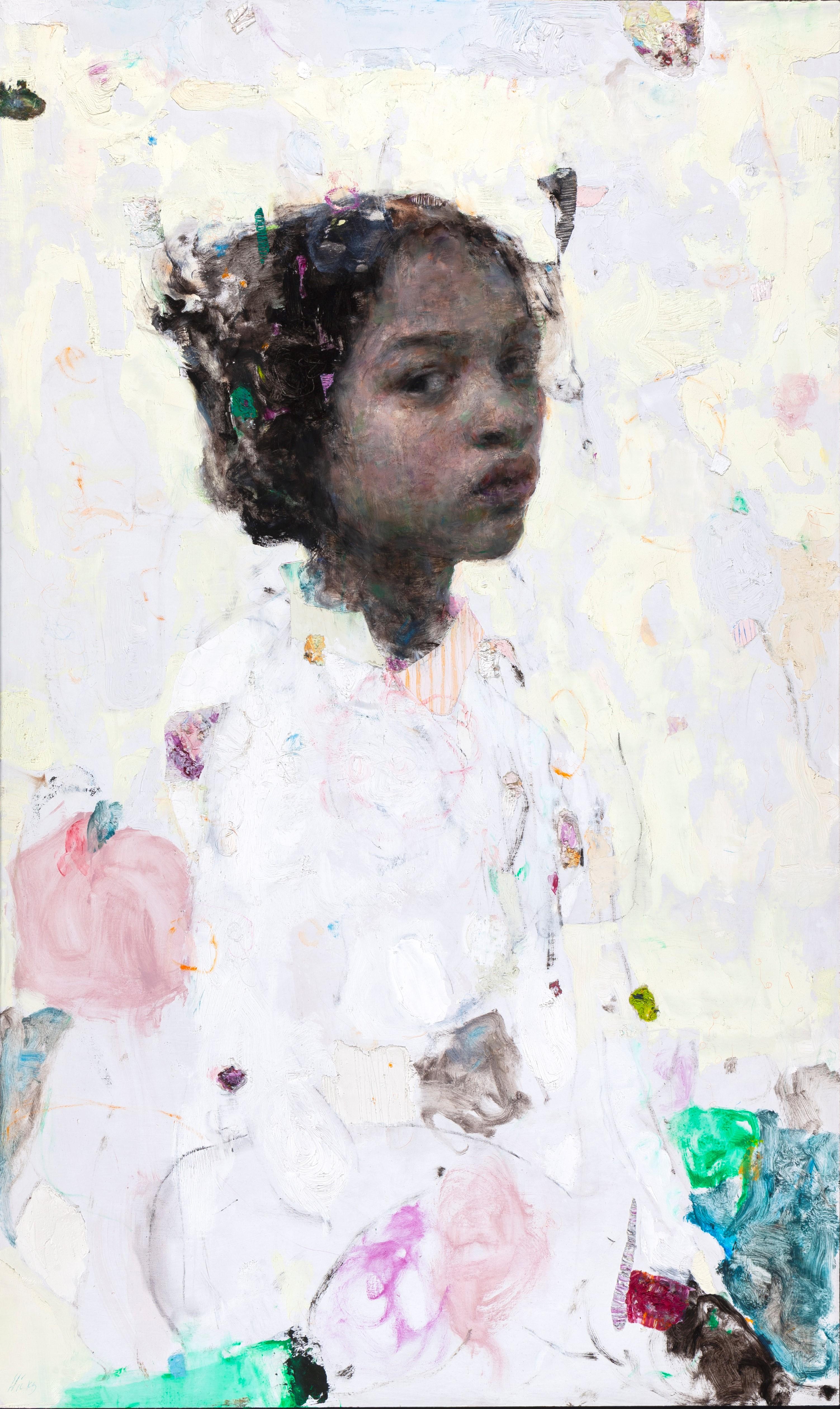Ron Hicks Portrait Painting - "Auroral Continuum" Oil Painting
