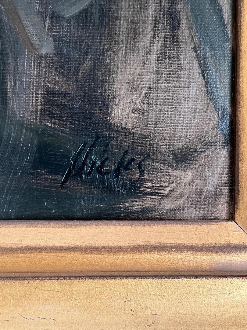 Une journée grise à Milan - Contemporain Painting par Ron Hicks