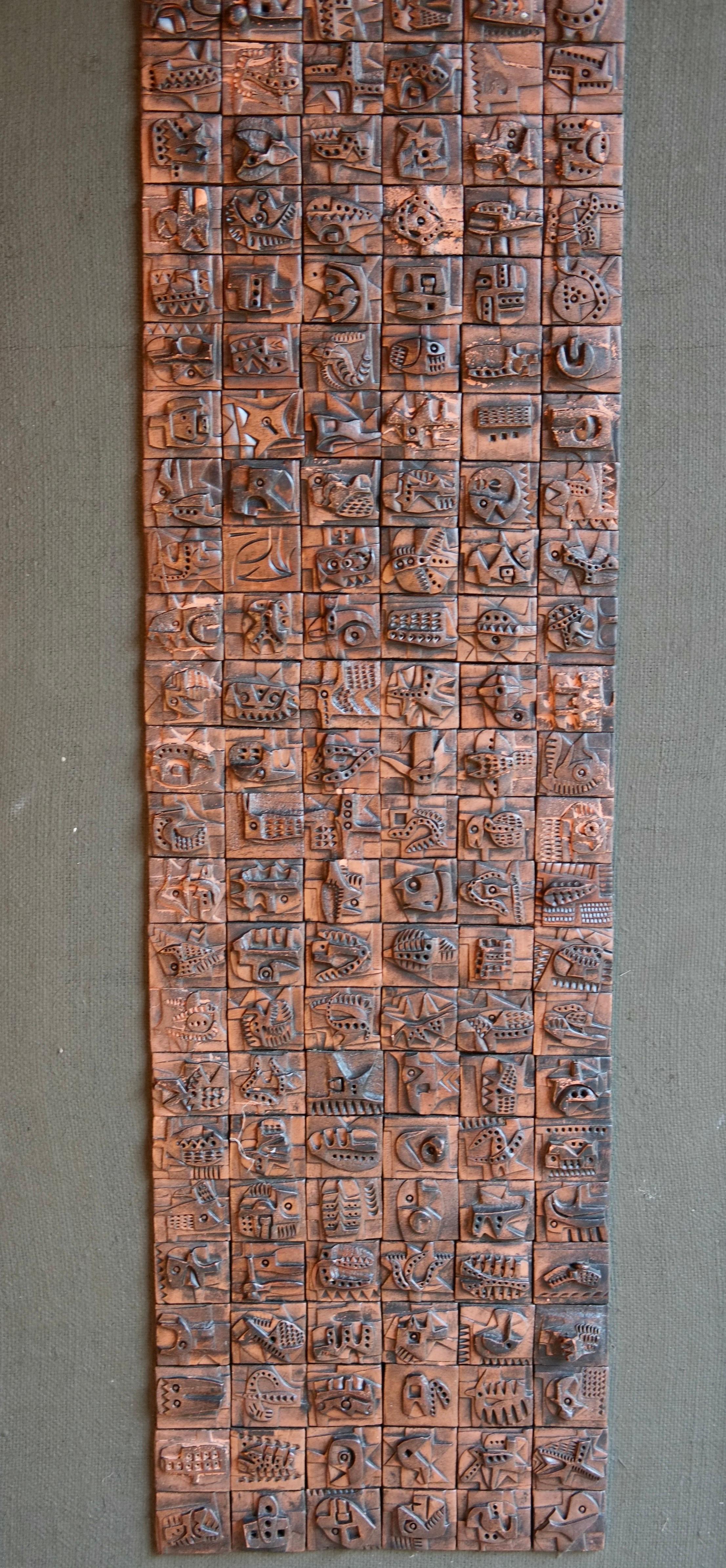 Ron Hitchins 204 Terracotta Tile Panel 1