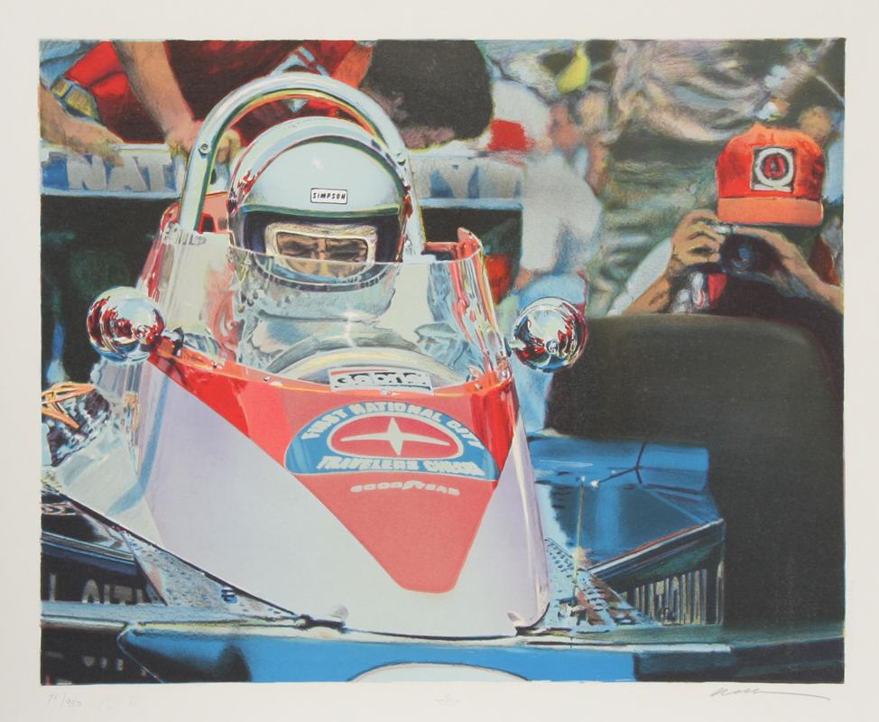 Ron Kleeman Figurative Print – IndyCar
