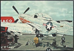 Mustang Sally Forth, gran serigrafía de arte fotorrealista de Ron Kleemann