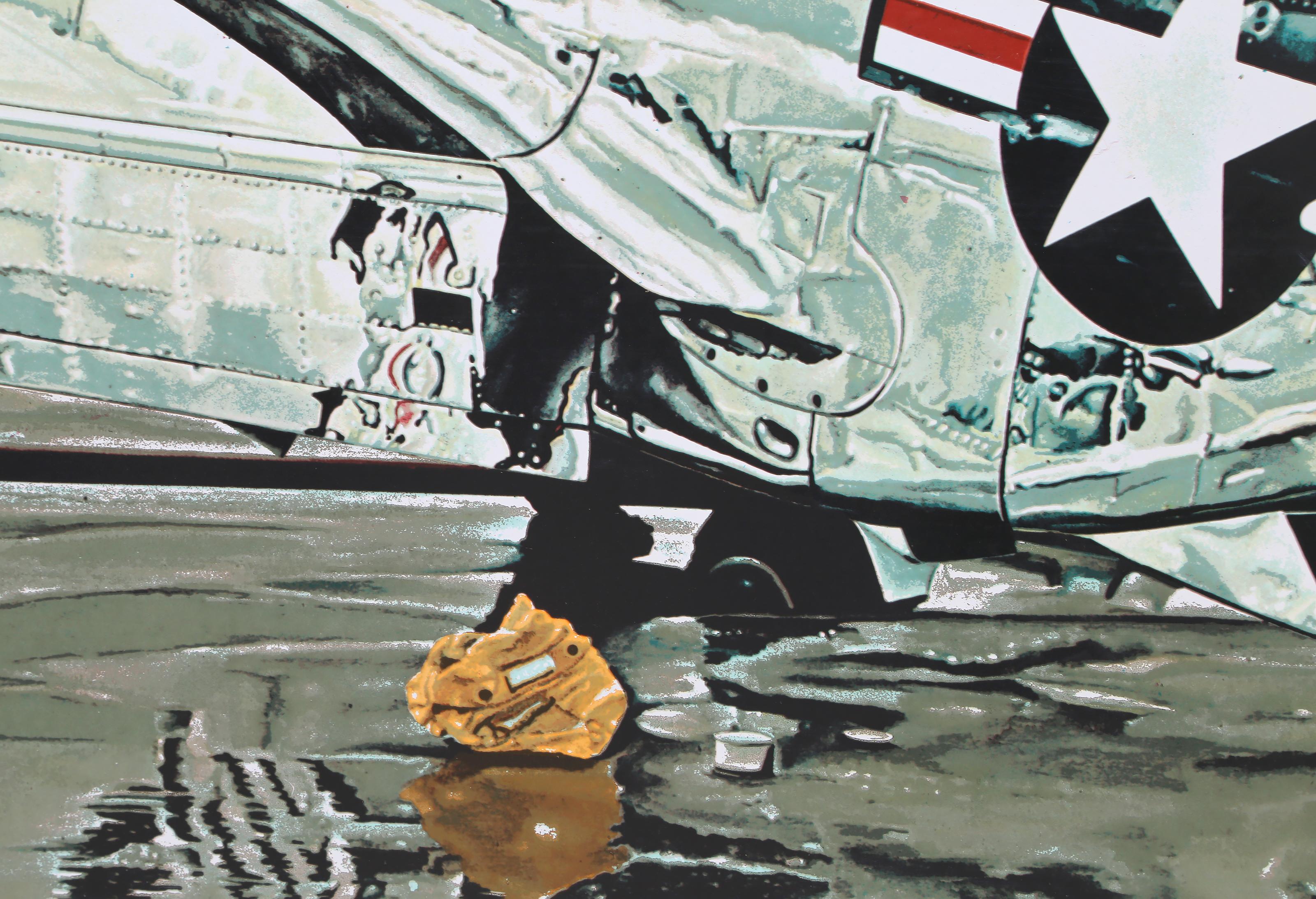 Mustang Sally Forth, großer fotorealistischer Kunstschirmdruck von Ron Kleemann im Angebot 3