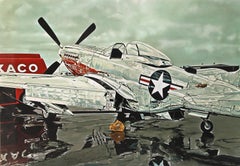 Mustang Sally Forth, Large Photorealist Art Screenprint by Ron Kleemann