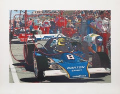 Tom Sneva, Screenprint by Ron Kleemann