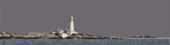 Lismore Lighthouse - Signed, Limited Edition Print, Landscape by Ron Lawson