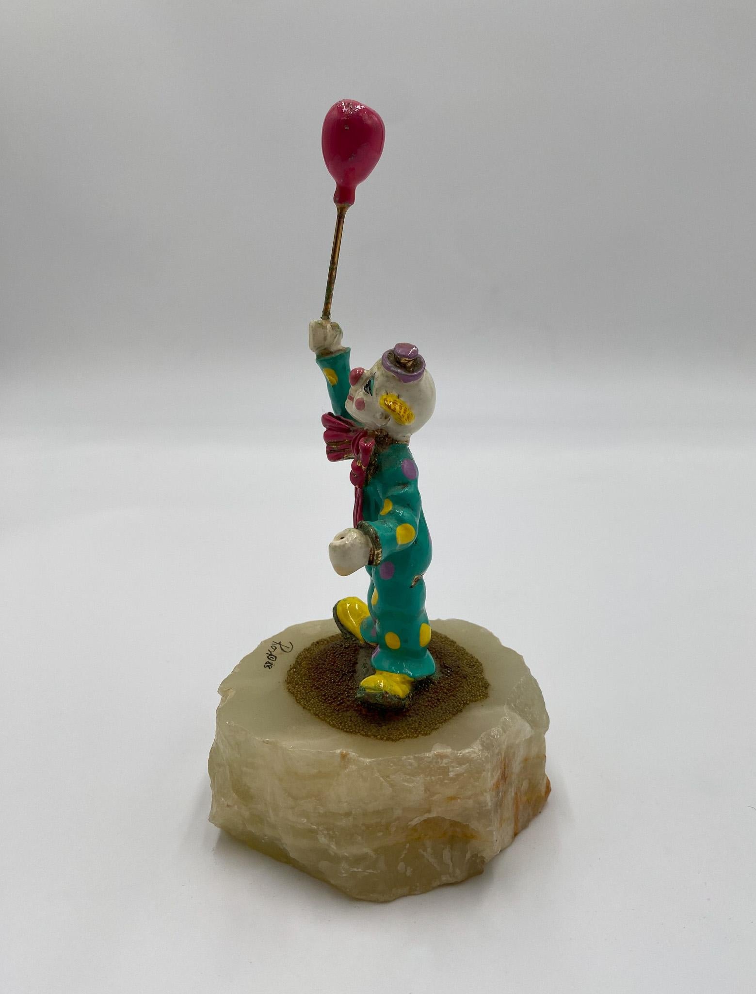 Ron Lee Whimsical Bronze Clown Sculpture, USA, 1988 For Sale 4