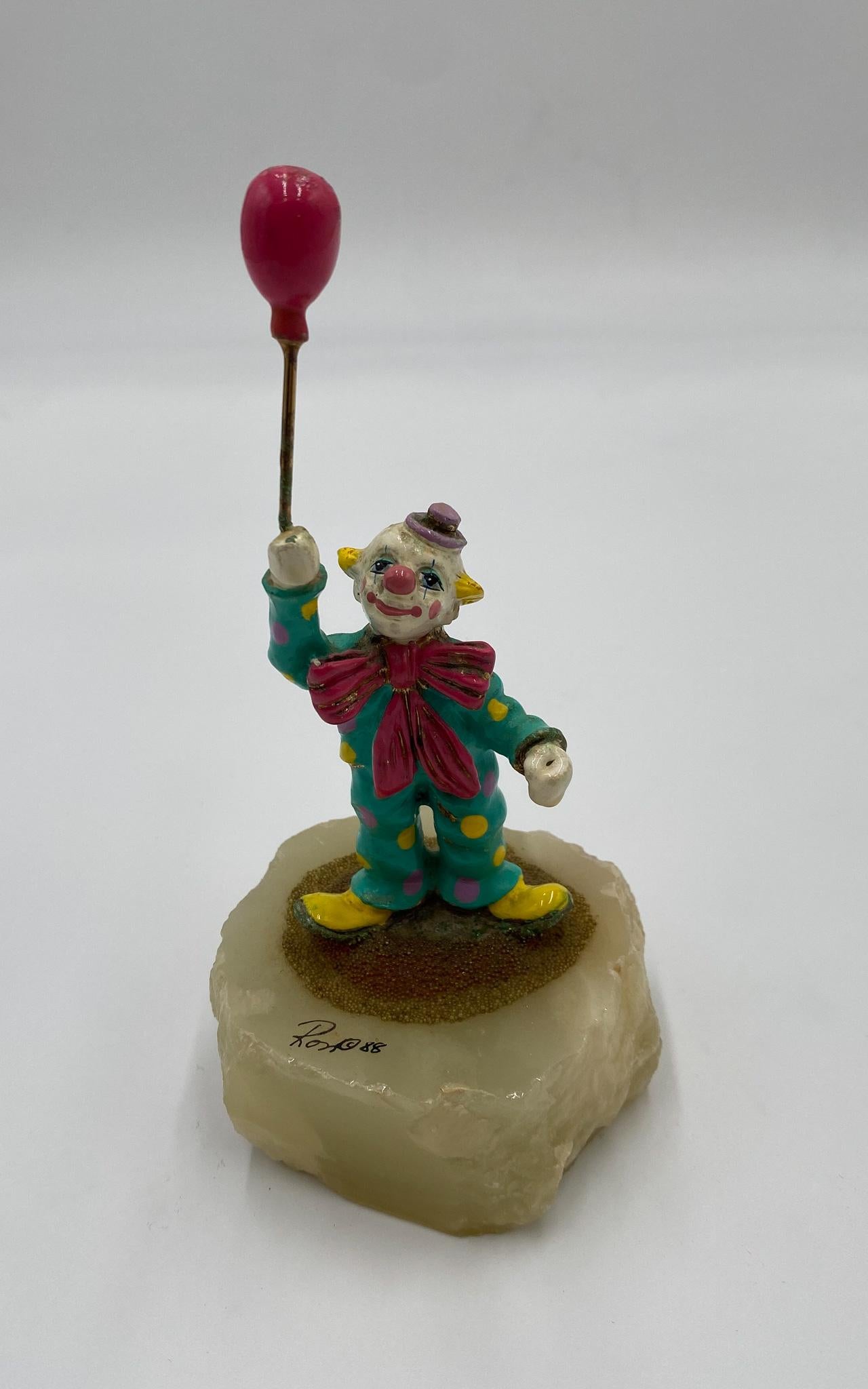 Ron Lee Whimsical Bronze Clown Sculpture, USA, 1988 For Sale 5
