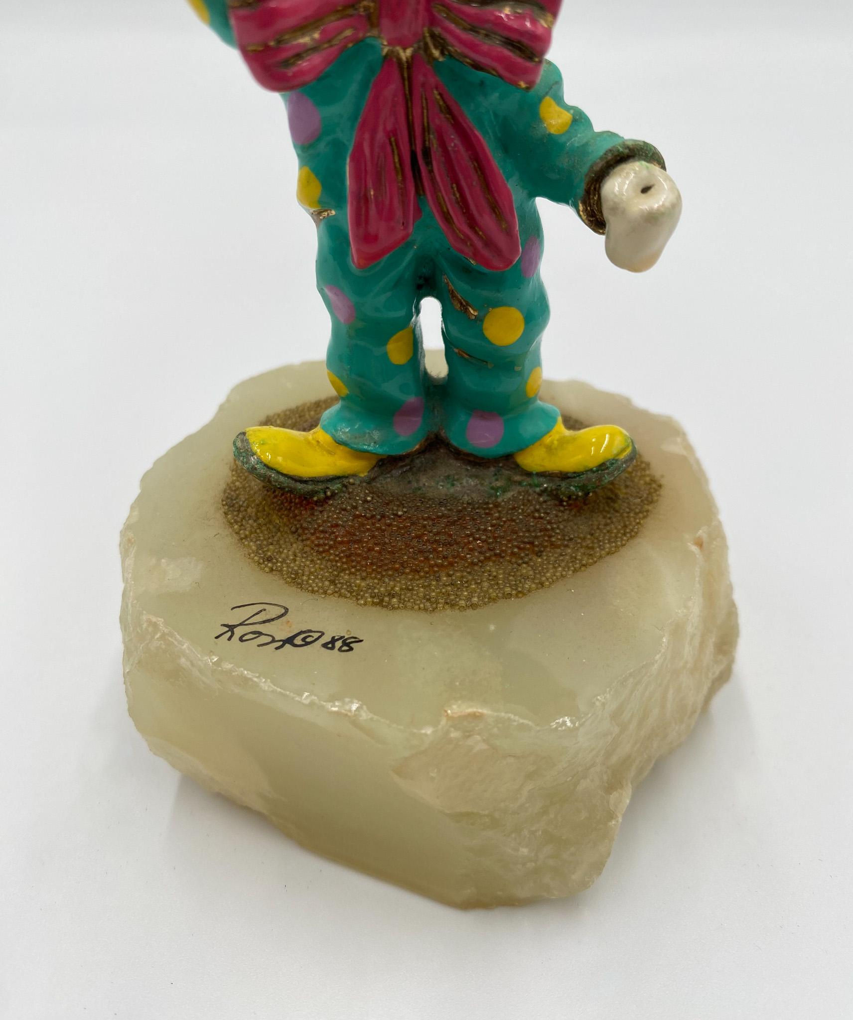 Ron Lee Whimsical Bronze Clown Sculpture, USA, 1988 For Sale 6