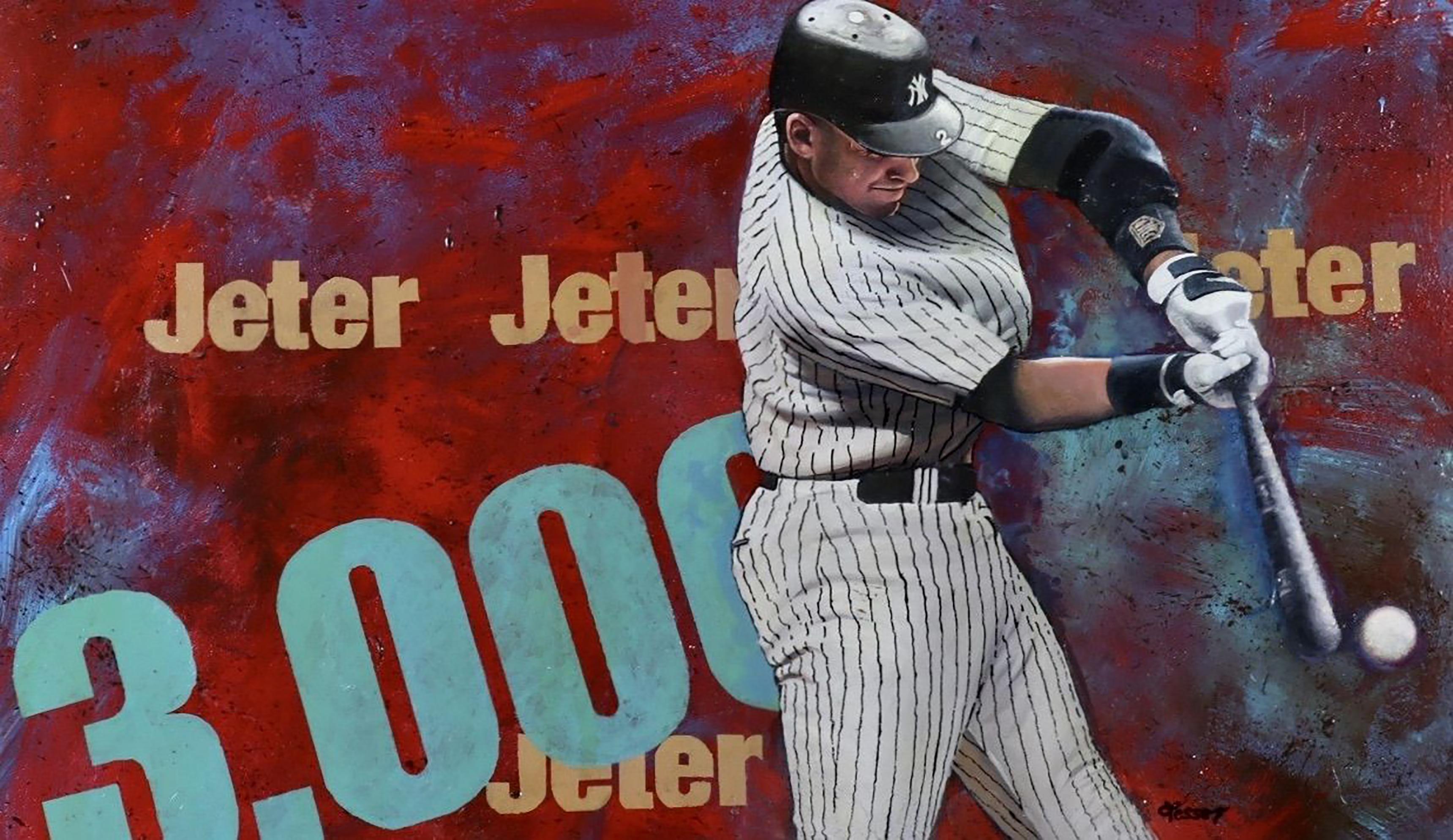 Ron Lesser Figurative Painting - Jeter