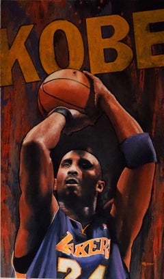 Kobe Bryant LA Lakers #24 KB t shirt Men's Large NBA Basketball