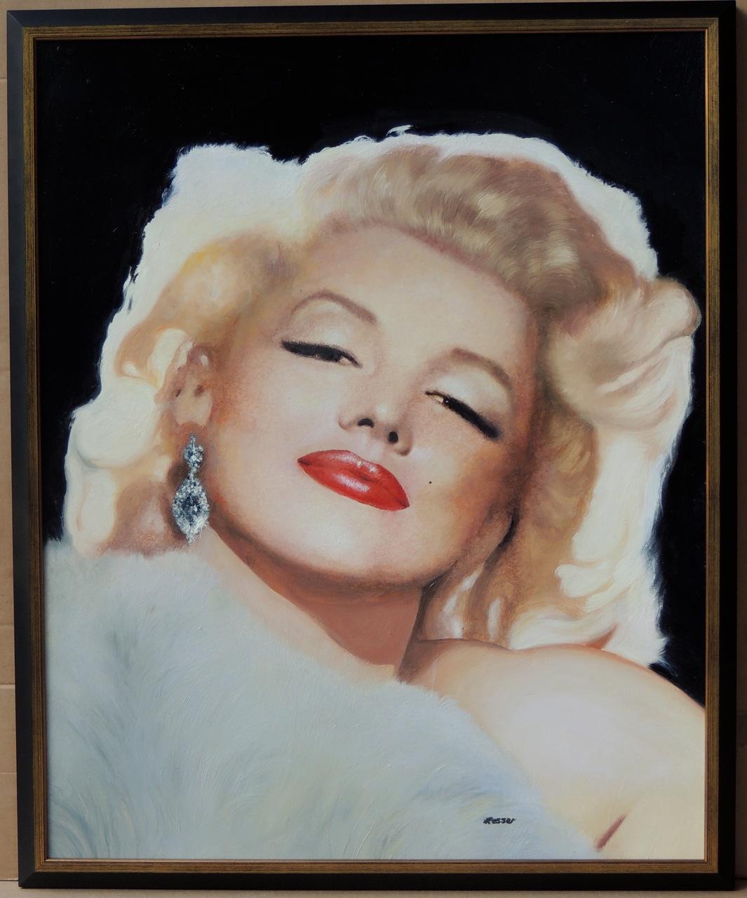 Marilyn Monroe - Painting by Ron Lesser