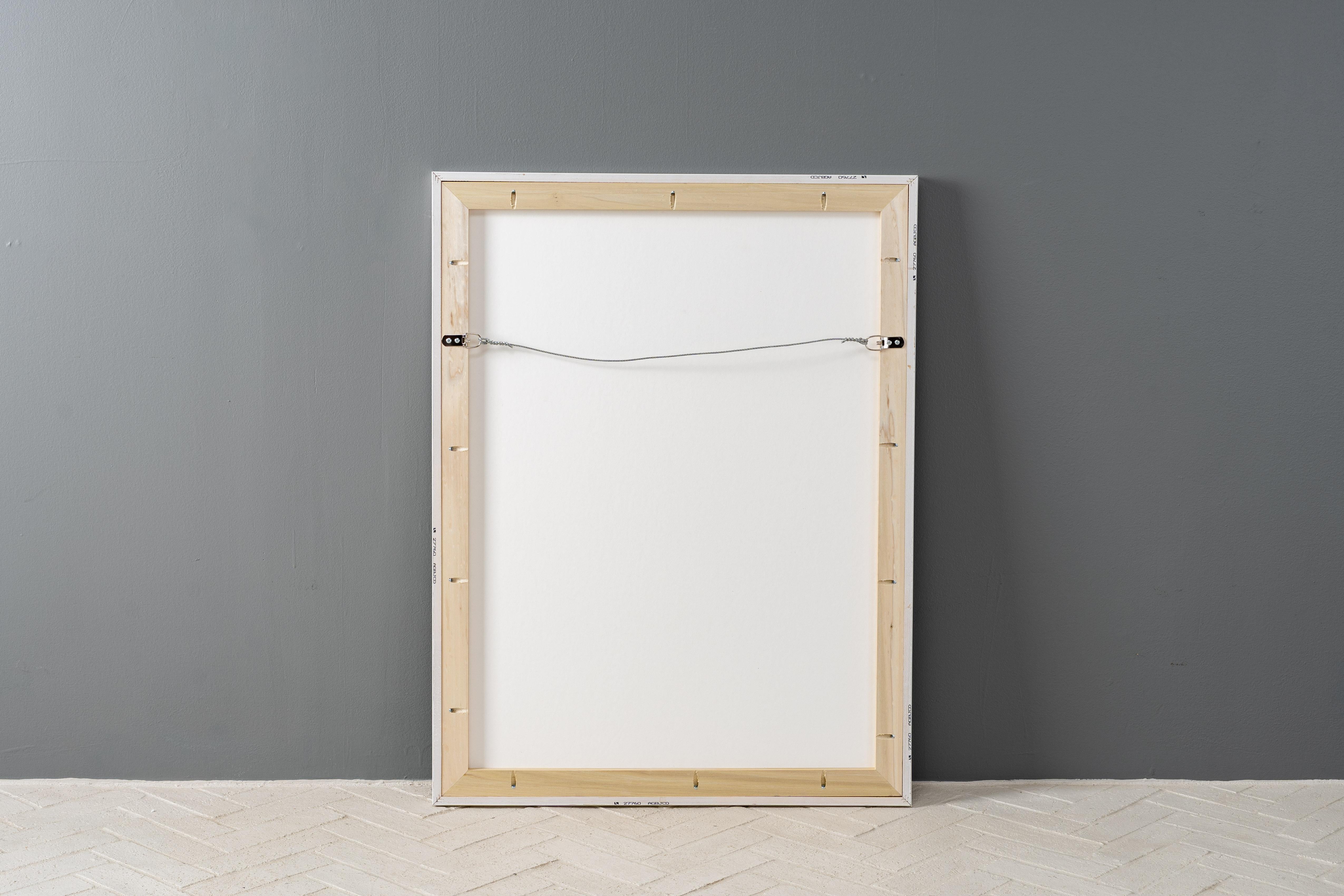 Verre Ron Michaud Framed Lithograph en vente