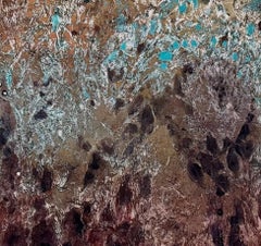 Bedazzled I - Arte contemporáneo, abstracto, técnica mixta, materiales orgánicos