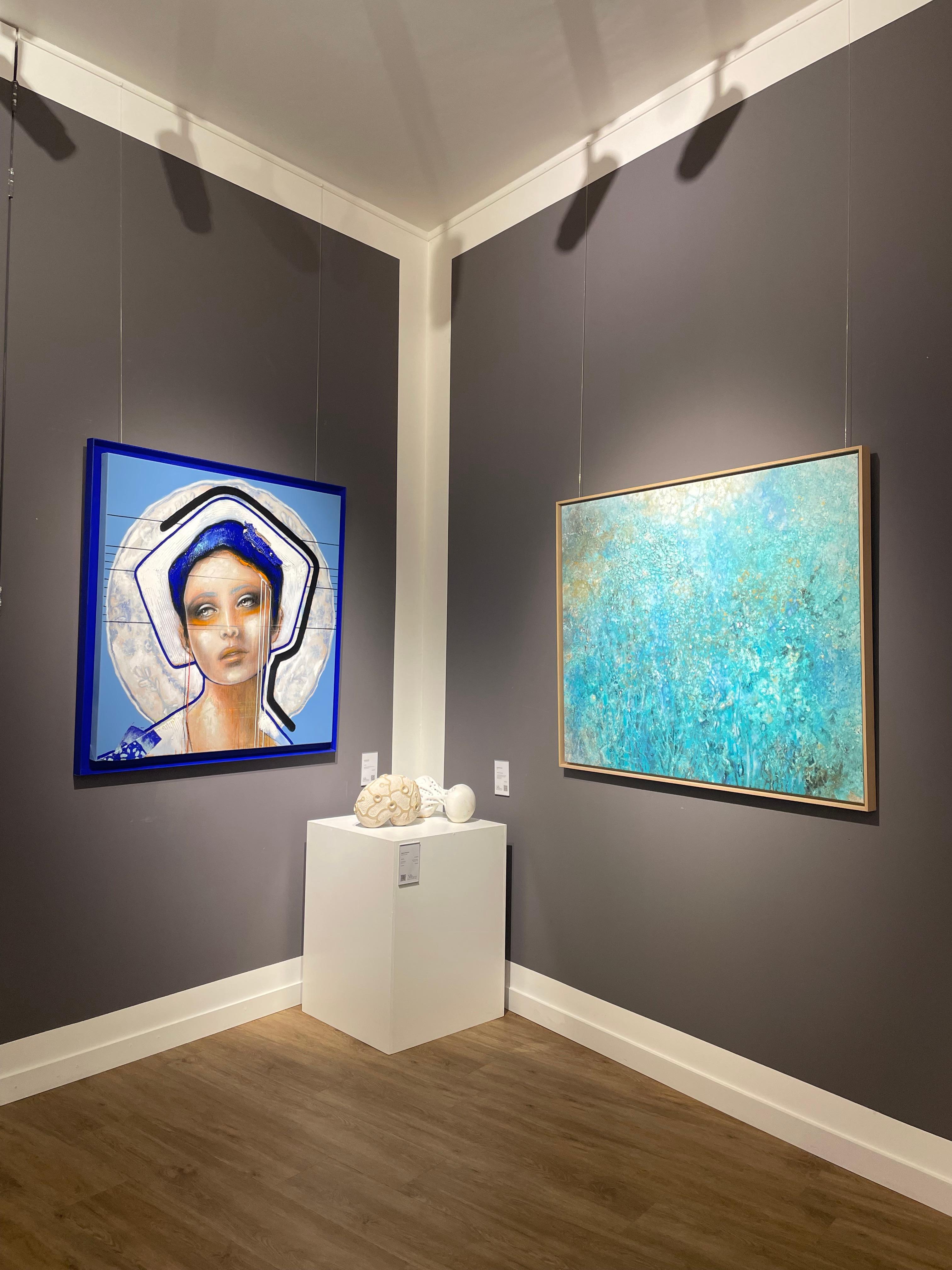 Forza della vita - Pittura acrilica astratta del 21° secolo, contemporanea - Painting Contemporaneo di Ron Mills-Pinyas