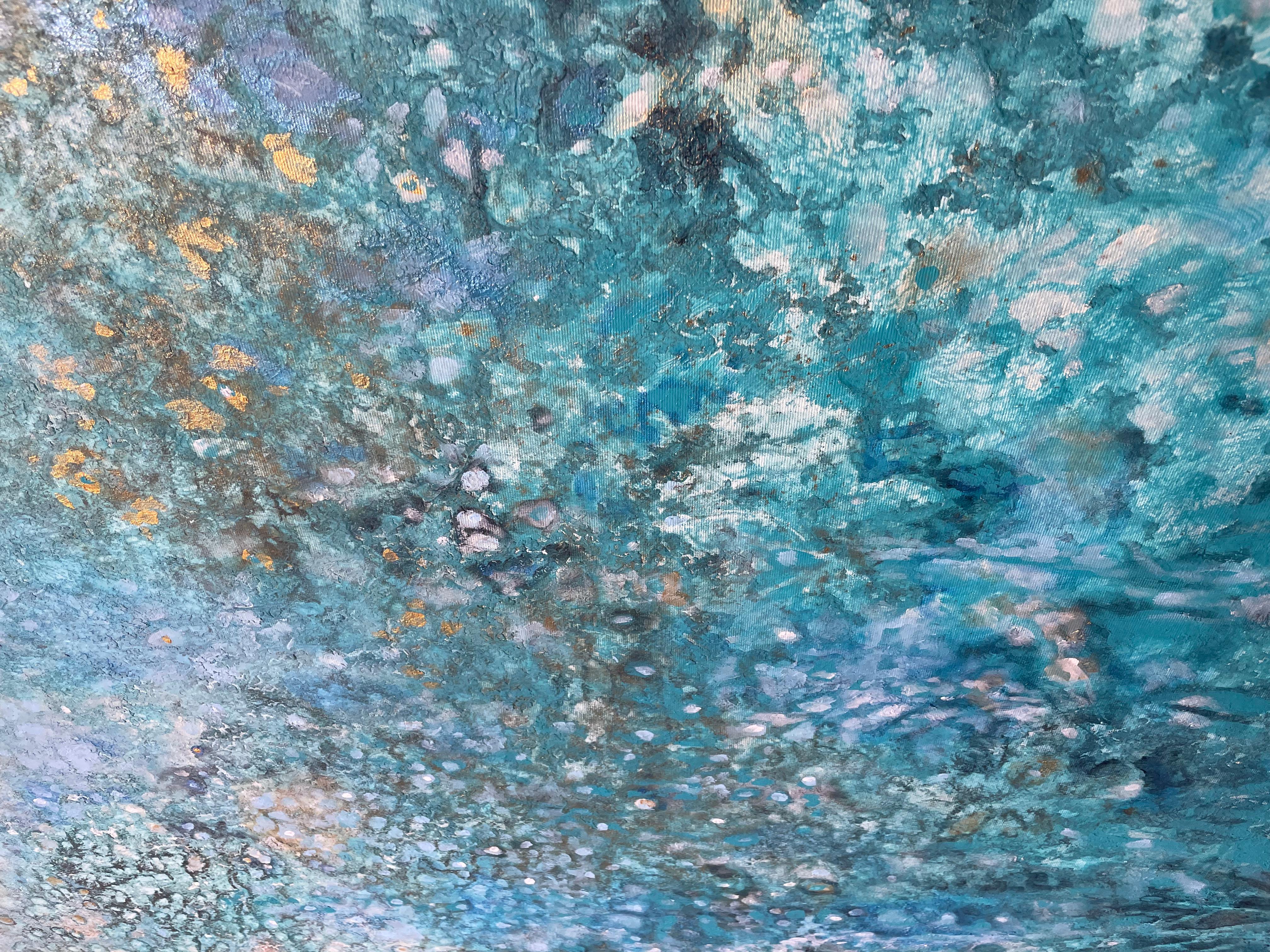 Forza della vita - Pittura acrilica astratta del 21° secolo, contemporanea 4