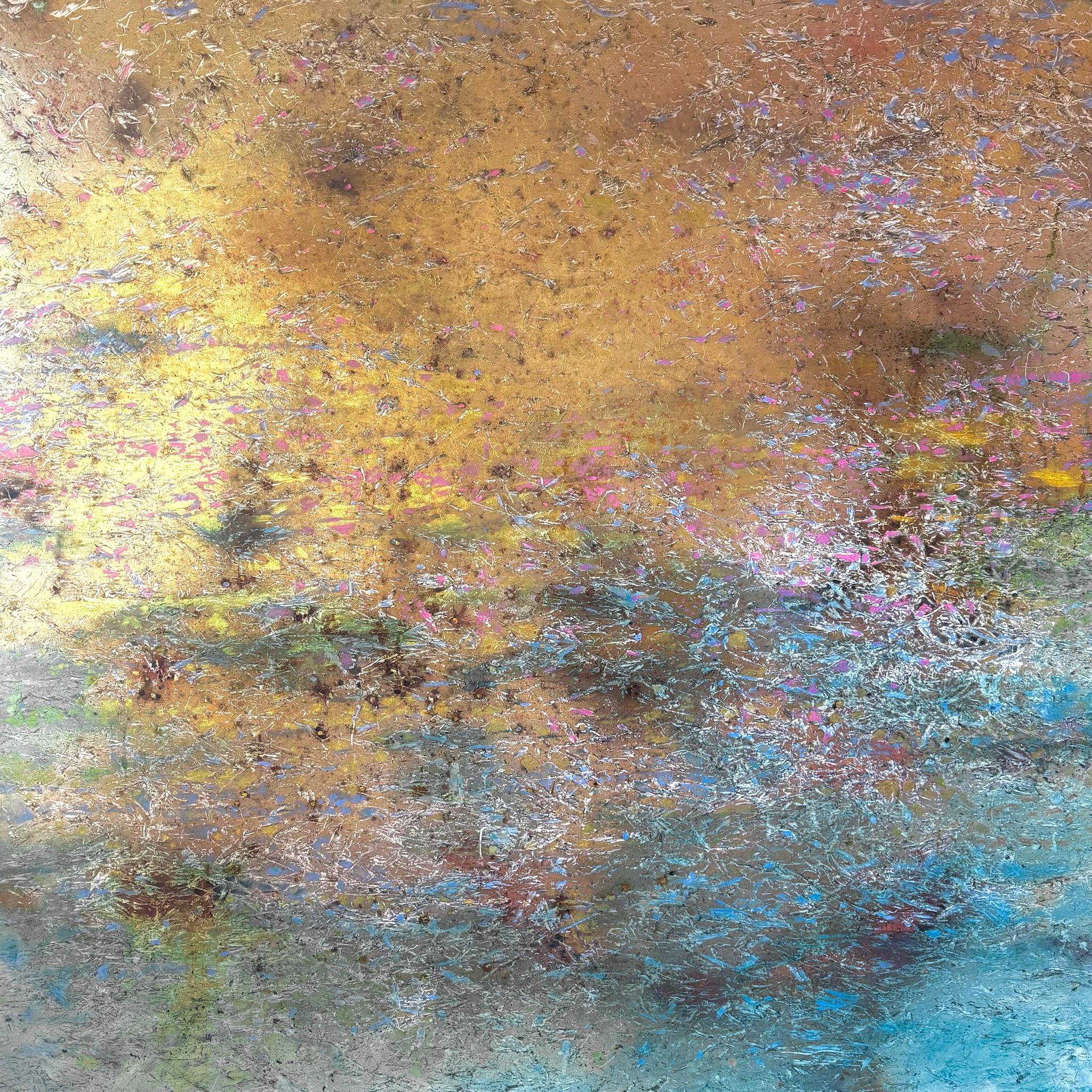 Seeing Stars - Art contemporain, abstrait, techniques mixtes, matériaux organiques