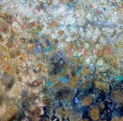 Sight Unseen I - Contemporary art, abstract, mixed media, organic materials