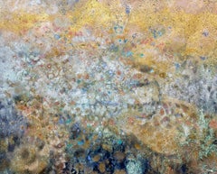 Sight Unseen I - Contemporary art, abstract, mixed media, organic materials