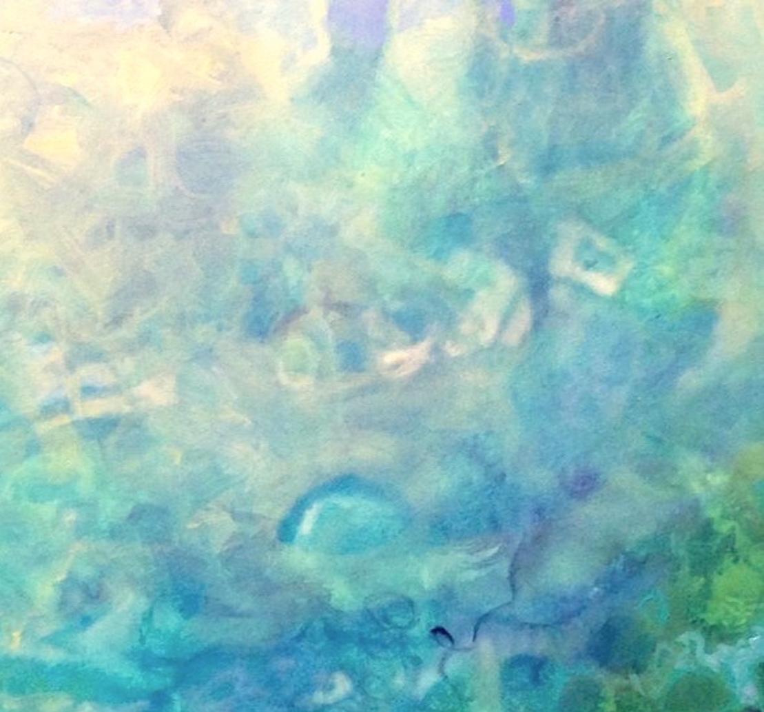 Affiorare lungo la linea di Bracken I - 21° secolo, Contemporaneo, Pittura astratta 1
