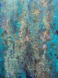 Yew II - Contemporary art, abstract, mixed media, organic materials