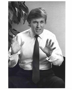 Donald Trump by Ron O'Rourke - Vintage Photograph - 1990