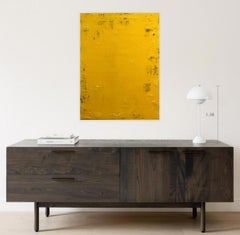 Only a Poem by Ron Piller - Mid-century feel Contemporary yellow color block