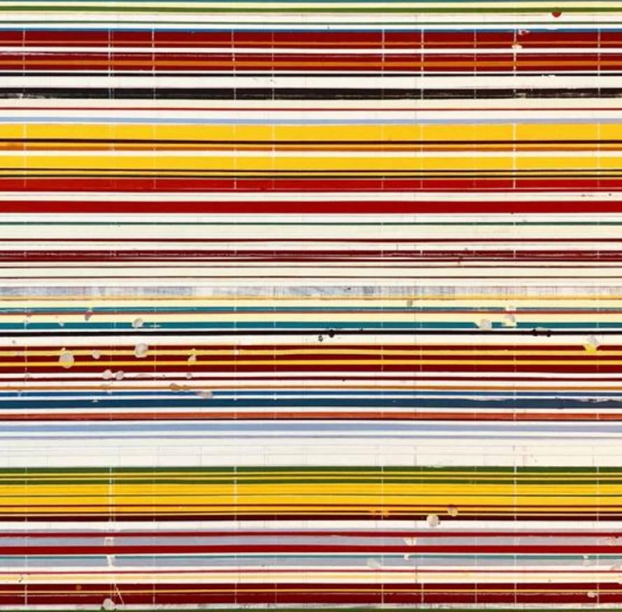 The Sound by Ron Piller - Mid-century feel Contemporary Striped Multi Colored For Sale 2