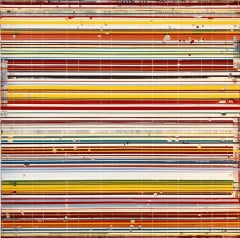 The Sound by Ron Piller - Mid-century feel Contemporary Striped Multi Colored